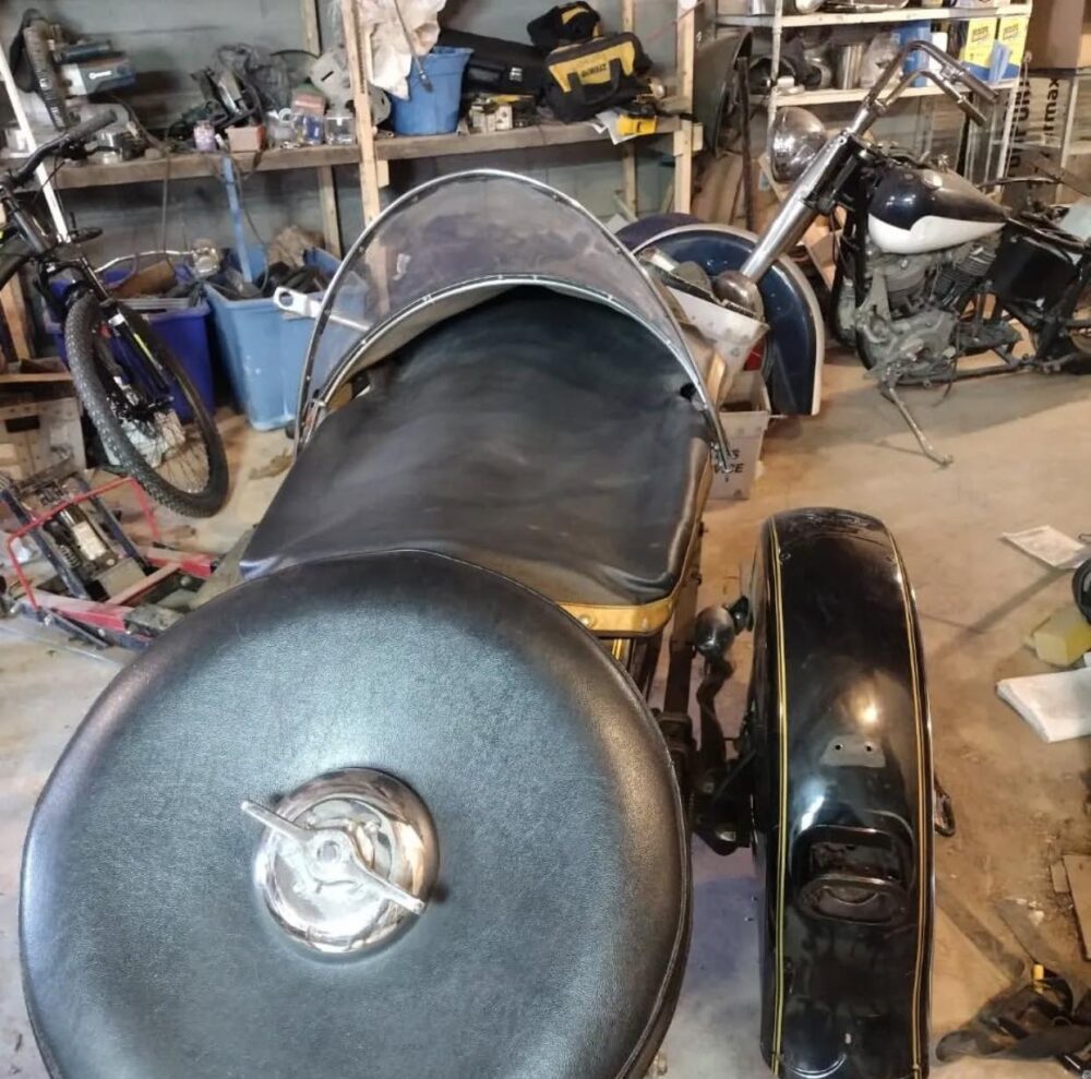 Beautiful 1960 Harley sidecar. - Image 6